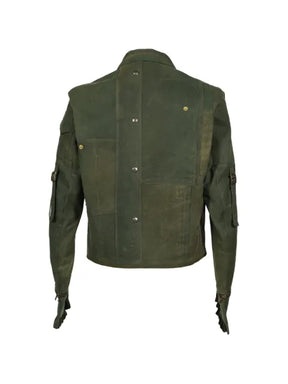 UNDER THE SIGN Phantom patchwork gloved jacket