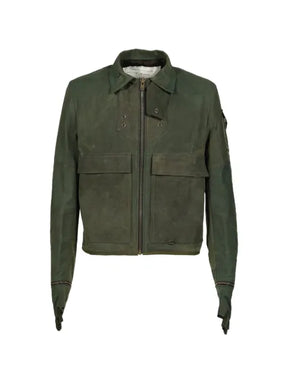UNDER THE SIGN Phantom patchwork gloved jacket