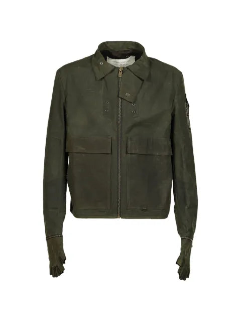 UNDER THE SIGN Phantom patchwork gloved jacket