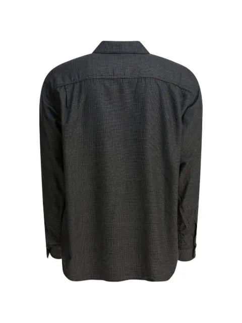 Comme des Garçons Homme Plus micro-check zip-up jacket