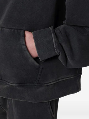 ENTIRE STUDIOS washed-effect pouch-pocket hoodie