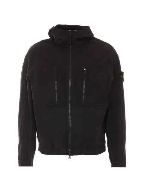 Stone Island ripstop hooded jacket