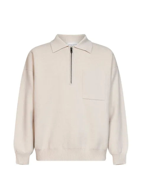 Roberto Collina quarter-zip chest-pocket sweater