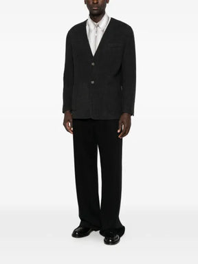 Eleventy V-neck button-up jacket