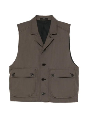 Paul Smith twill vest jacket 