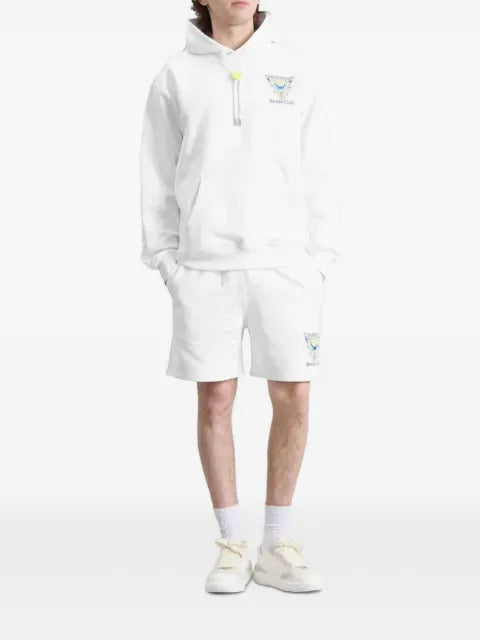 Casablanca Tennis Club logo-print hoodie
