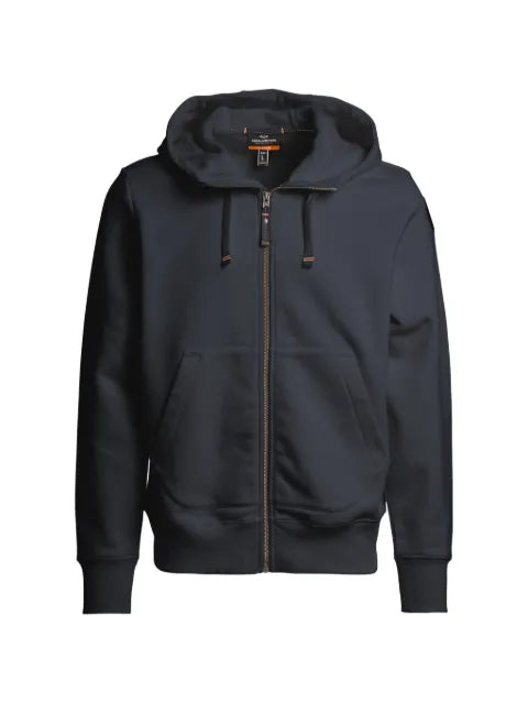 Parajumpers Charlie easy logo-patch zip-up hoodie