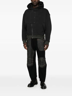 Individual Sentiments panelled hooded jacket
