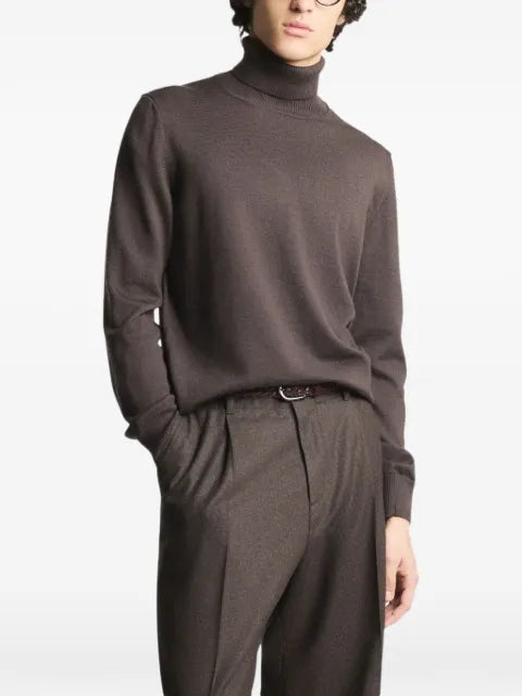 Fay roll-neck wool sweater