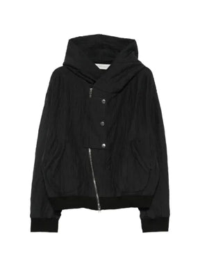 Individual Sentiments crinkled-finish hooded jacket