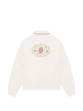 Drôle De Monsieur embroidered cotton blouson jacket
