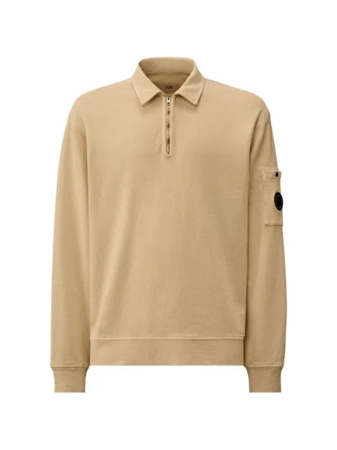 C.P. Company Lens-detail quarter-zip sweatshirt