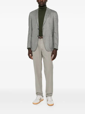 Corneliani Whisper herringbone blazer