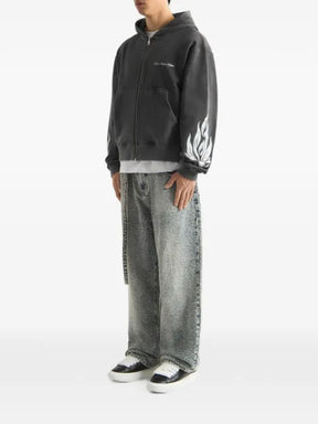 Don't Waste Culture Wesandra graphic-print zip-up hoodie