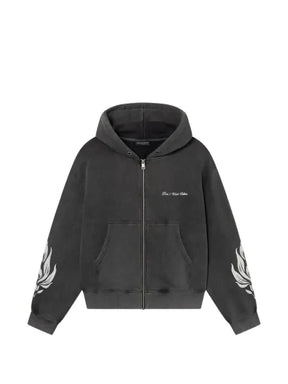Don't Waste Culture Wesandra graphic-print zip-up hoodie