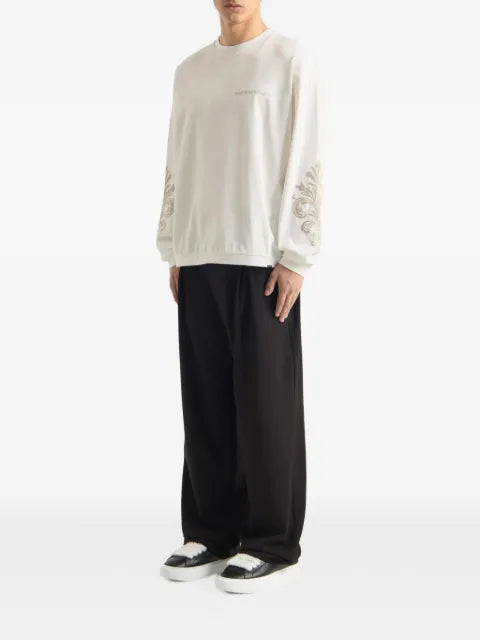 Don't Waste Culture embroidered crew-neck sweatshirt