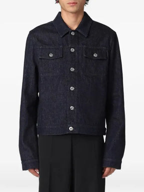 Lanvin graphic-print denim jacket