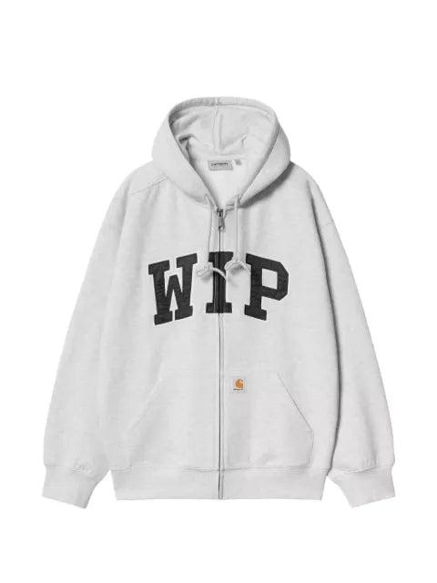 Carhartt WIP logo-appliqué zip-up hoodie