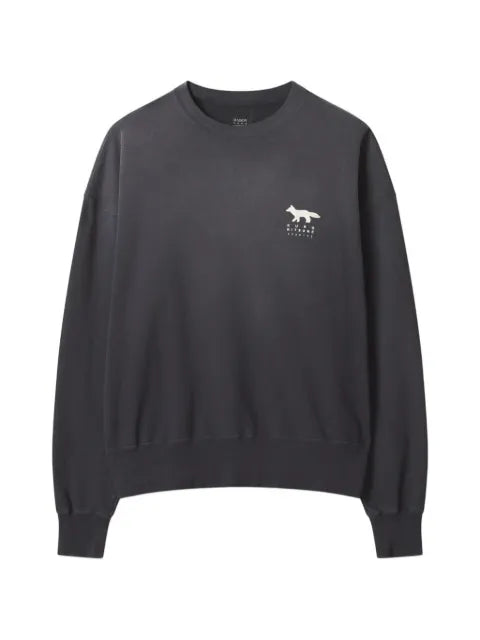 Maison Kitsuné logo-print cotton sweatshirt