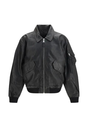 Alpha Industries CWU-36/P leather bomber jacket