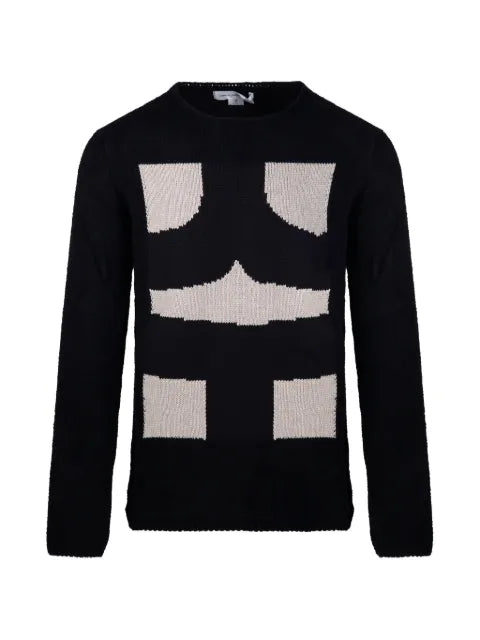 Comme Des Garçons Shirt intarsia-knit sweater