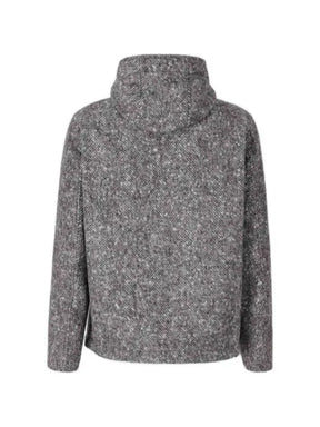 Herno herringbone-pattern hooded jacket