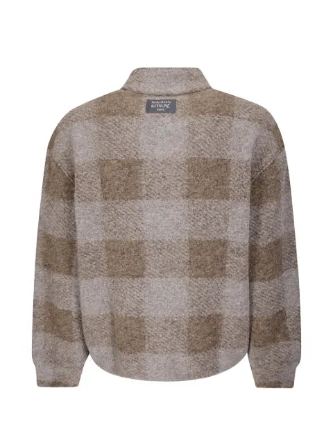 Maison Kitsuné Popover check sweater