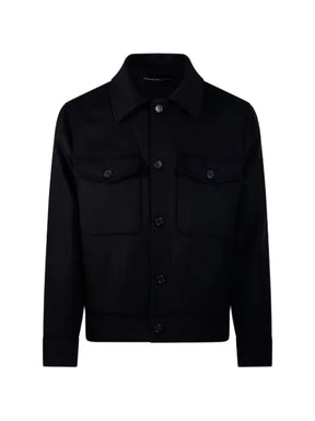 Department 5 button-up chest-pocket jacket