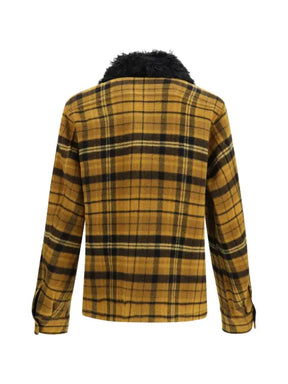 FENDI check-pattern wool jacket