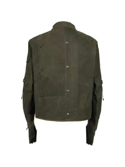 UNDER THE SIGN Phantom patchwork gloved jacket