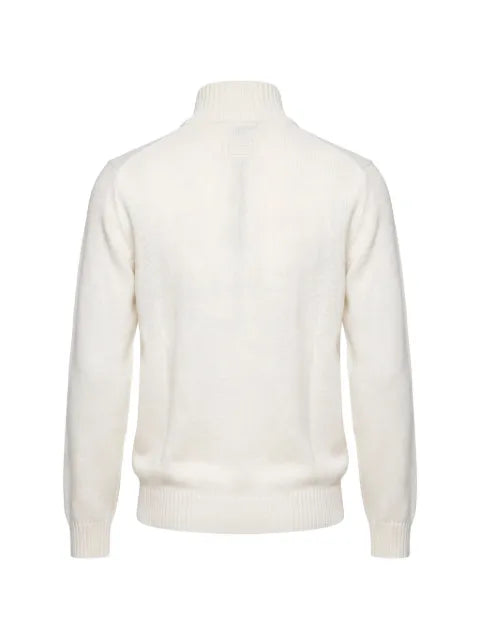 Drumohr Biscottino quarter-zip sweater