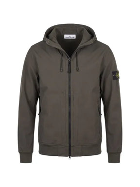 Stone Island Q100004 soft-shell-R_E.Dye® technology hooded jacket