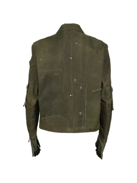 UNDER THE SIGN Phantom patchwork gloved jacket
