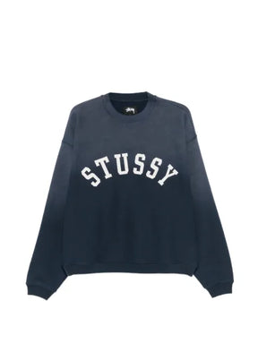 Stüssy logo-print cotton sweatshirt