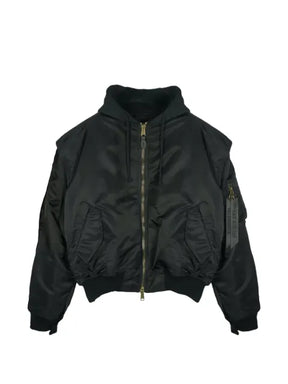VETEMENTS reconstructed hooded bomber jacket