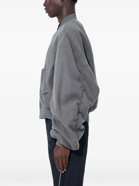 Rick Owens Flight zip-up wool bomber jacket