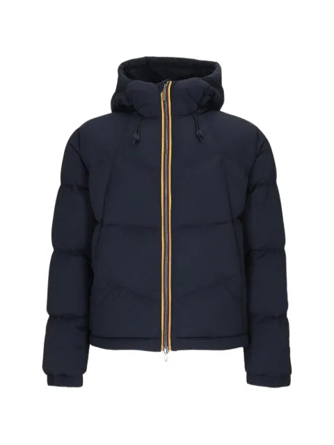 K-Way quilted hooded jacket