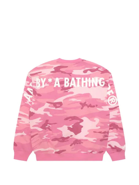 AAPE BY *A BATHING APE® camouflage-print logo-print sweater