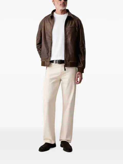 Mos Mosh MMGThom zip-up leather jacket