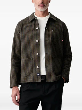 Mos Mosh Mapham houndstooth-pattern shirt jacket