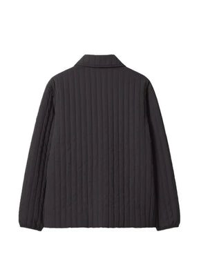 Maison Kitsuné quilted logo-patch jacket