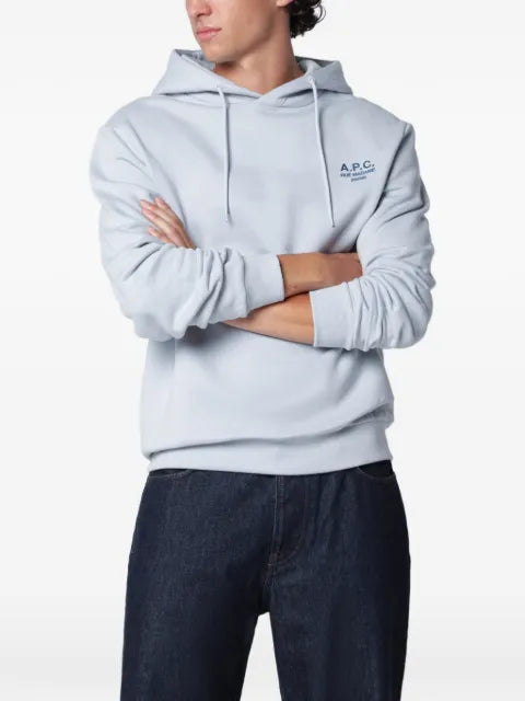 A.P.C. Rue Madame logo-print hoodie