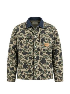 Replay Welder camouflage-printlogo-patch overshirt