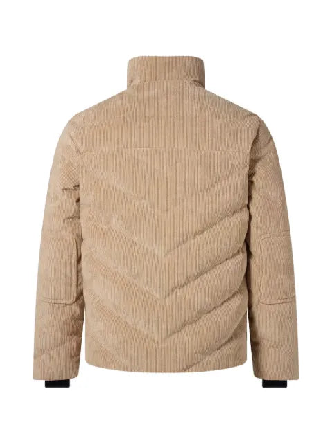 Perfect Moment chevron quilted down jacket