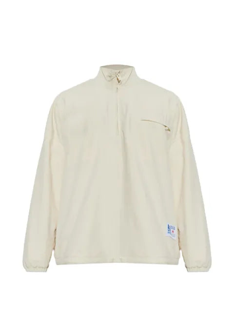 Willy Chavarria quarter-zip logo-patch jacket