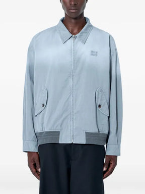 Miu Miu Old twill blouson jacket