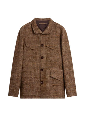Ballantyne plaid button-up jacket