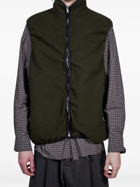 Camiel Fortgens fleece zip-up gilet 
