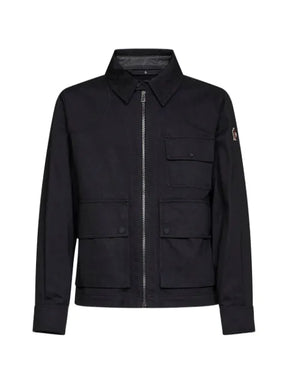 Moncler Grenoble logo-patch zip-up jacket