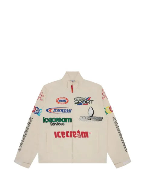 ICECREAM Pit Crew zip-up sport jacket